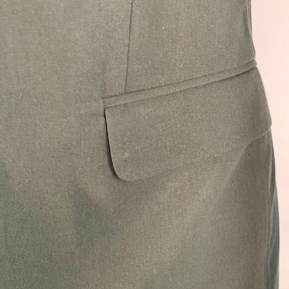 DRIES VAN NOTEN Size 34 Dark Green Cotton Twill Notch Lapel Suit - Picture 8 of 14